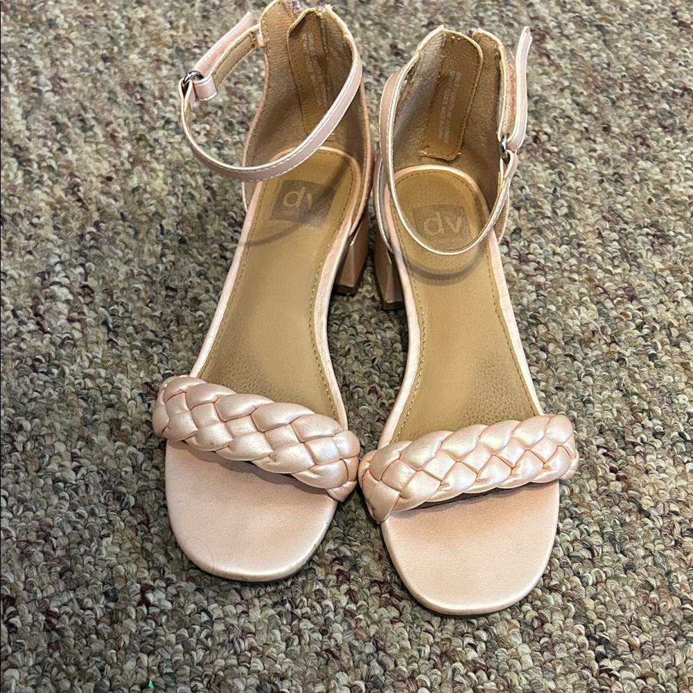 DV by Dolce Vita Kids Braided Strap Dress Shoes - Pink